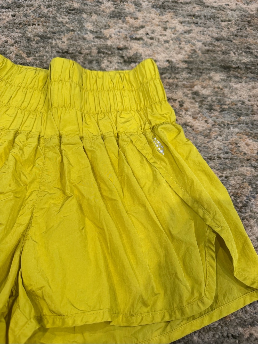 Free People yellow Pull-On Shorts XS High Rise - Picture 3 of 4